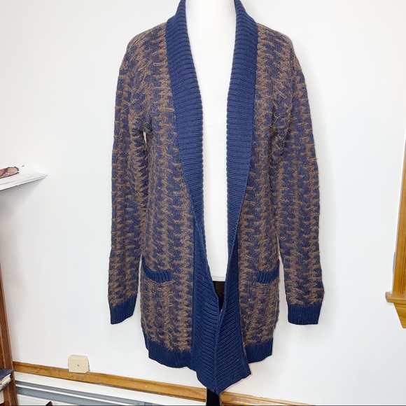 Pendleton Wool Alpaca Sweater Open front Cardigan Size L - Picture 5 of 15